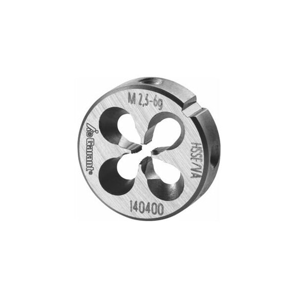 Garant M2.3X0.4 HSS-E Round Die, for High Tensile Steels, Closed/Pre-Slit Form 140400 M2,3 - main